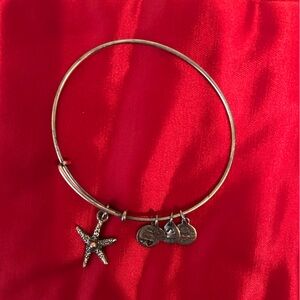 Alex and Ani Silver Starfish Charm Bracelet